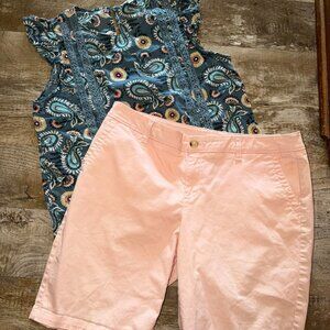 Liz Claiborne & Loft Short Set - Size 12/Large